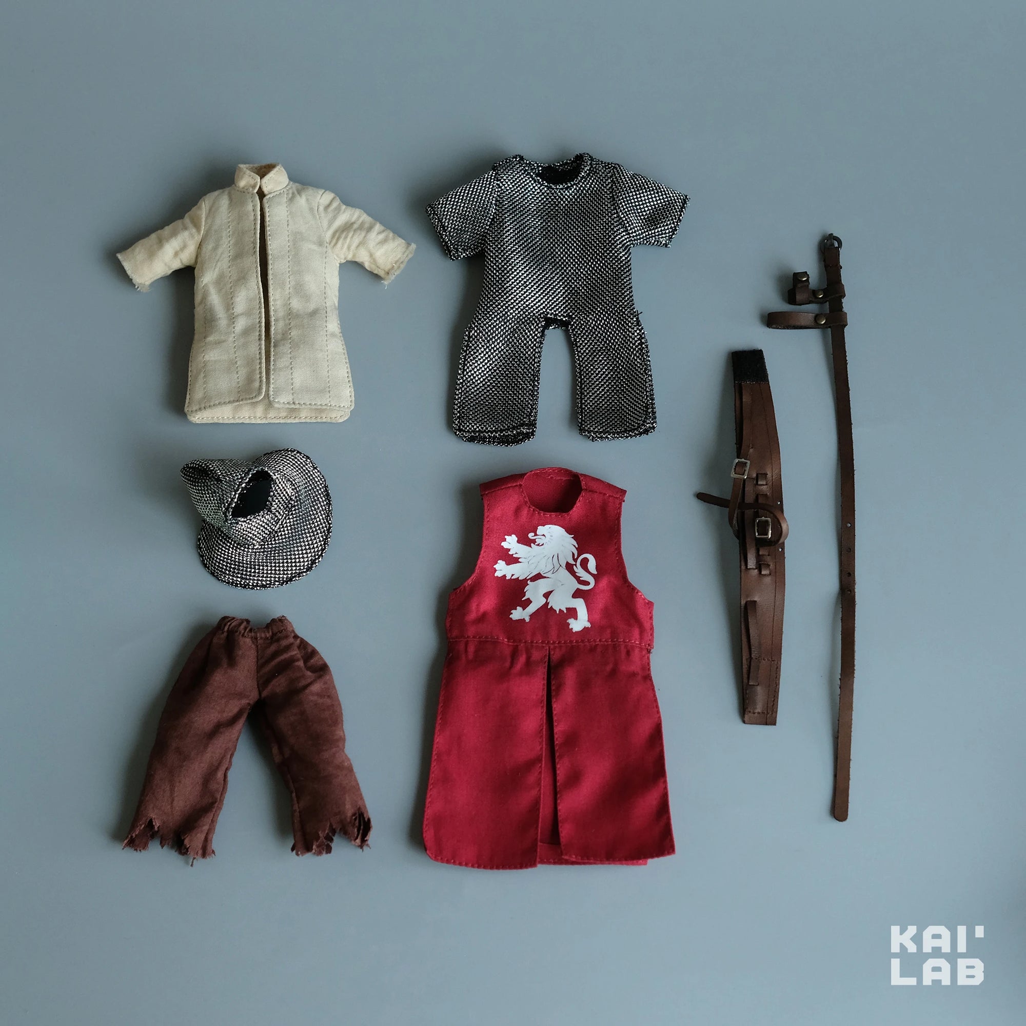 KAILAB 1/12 Knight Armor Set - Golden Eagle & Lion Heart Accessories