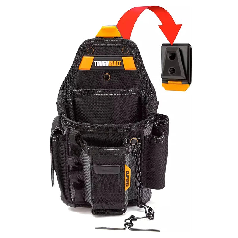 TOUGHBUILT Small Electrician Pouch - 13 Pockets with Rugged Design