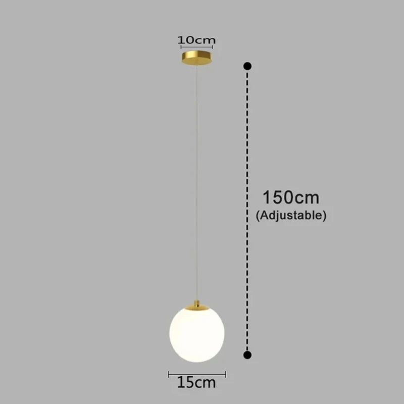 Modern Crystal Pendant Light for Luxury Bedrooms & Living Rooms