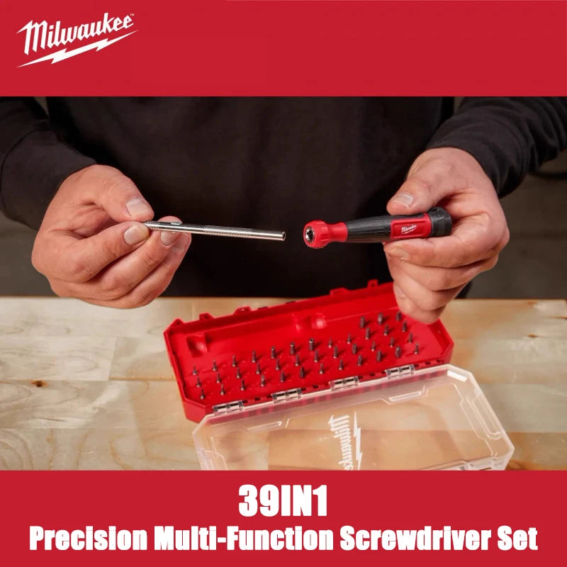 Milwaukee 39-in-1 Multi-Bit Precision Screwdriver Set