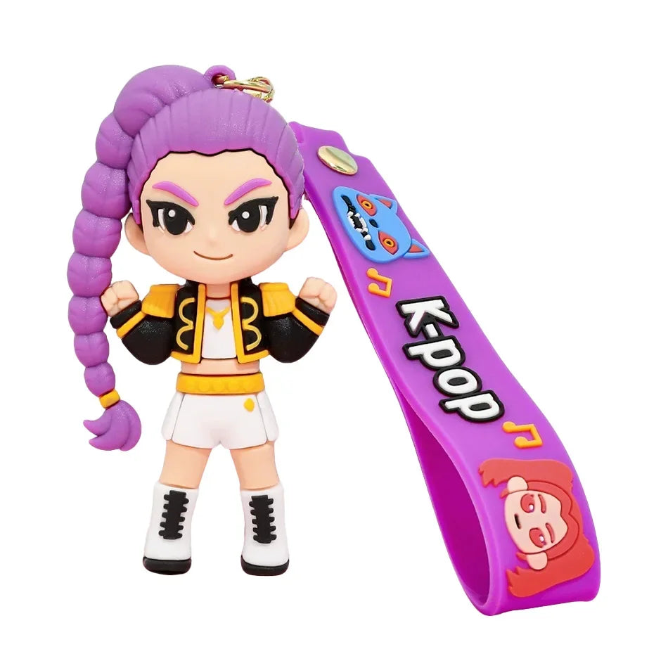 Cute 3D Printed Anime Keychains - Perfect Gift for Fans!