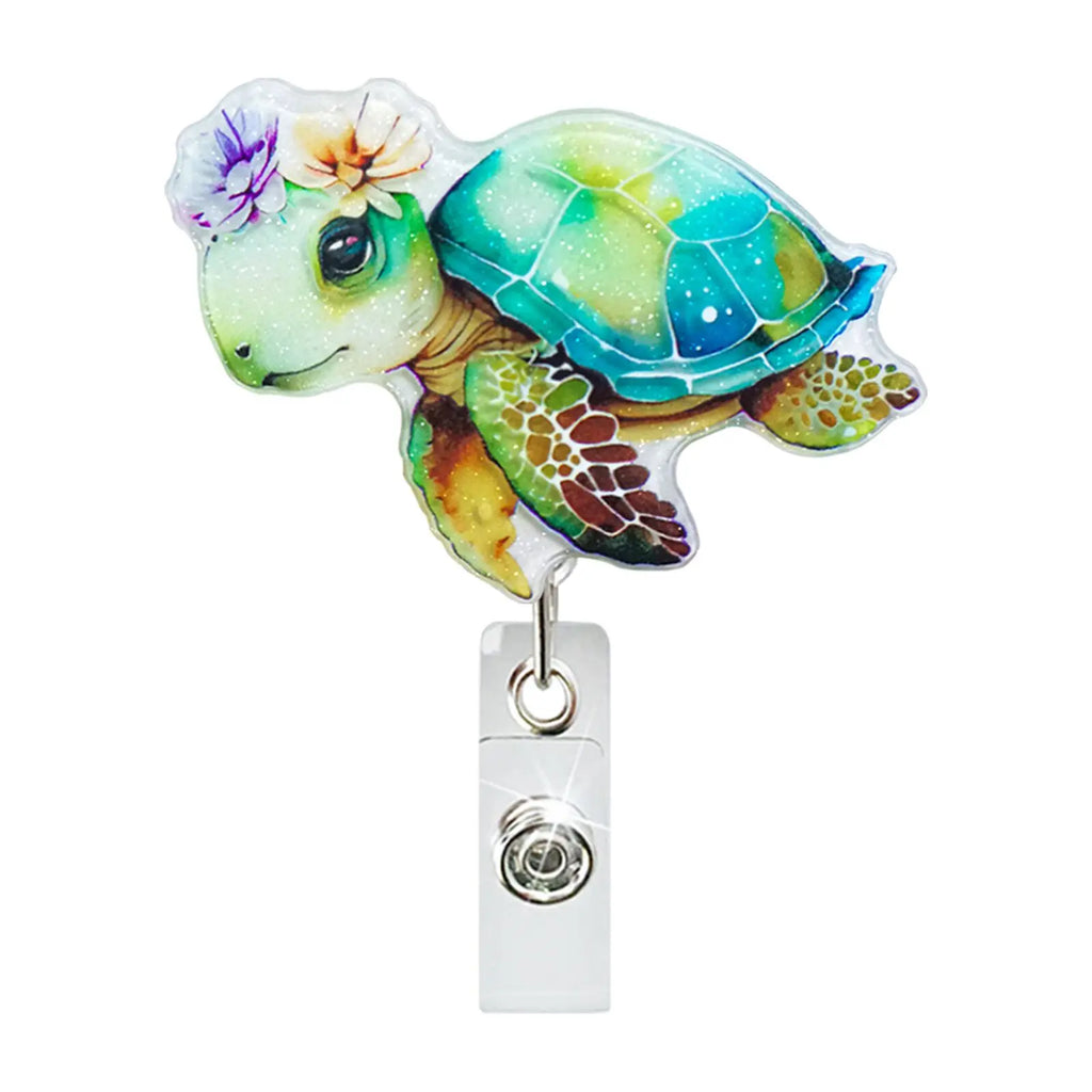 Cute Animal Retractable ID Badge Clip for Nurses | Fun Design
