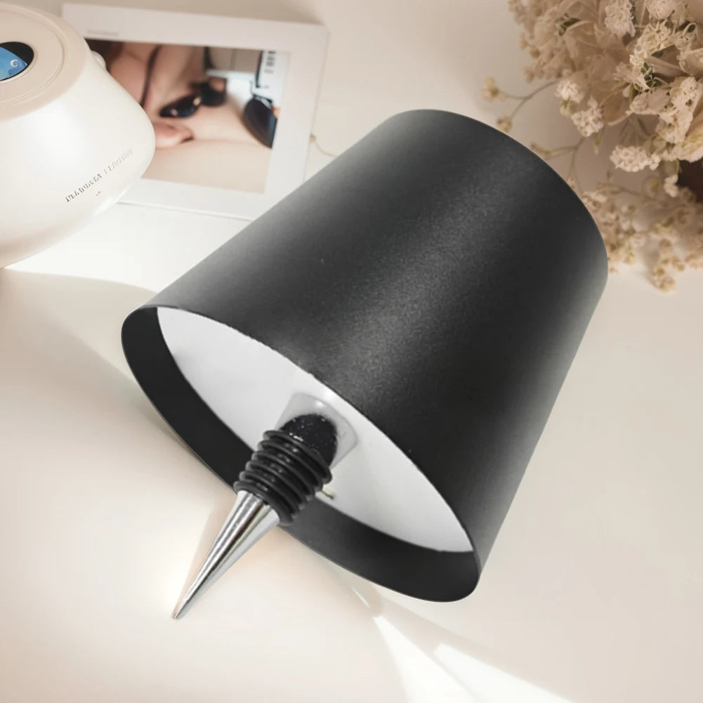 APWIKOGER Portable Dimmable LED Wine Bottle Touch Lamp - 4000mAh