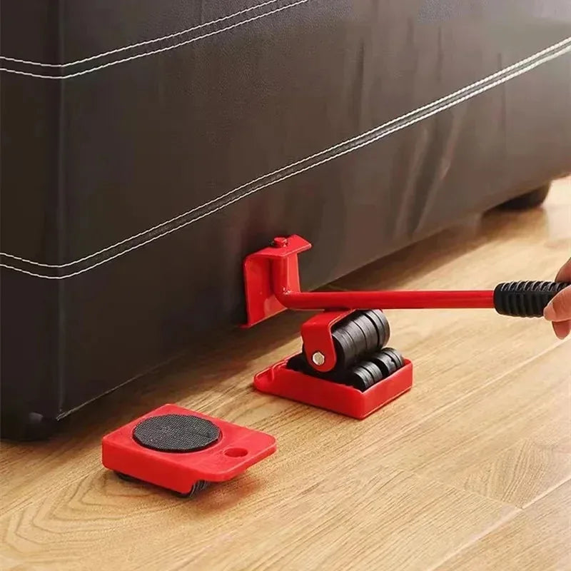 Heavy Duty Furniture Mover Set - 5pcs Roller Sliders for Easy Moving