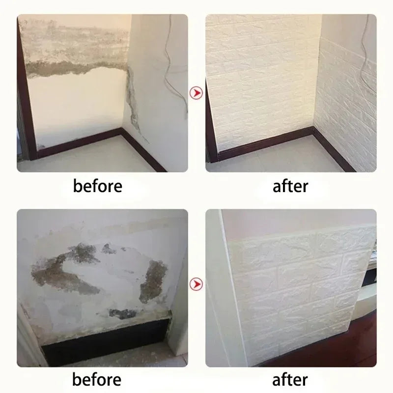 3D Self-Adhesive Foam Brick Wallpaper - Modern Home Décor