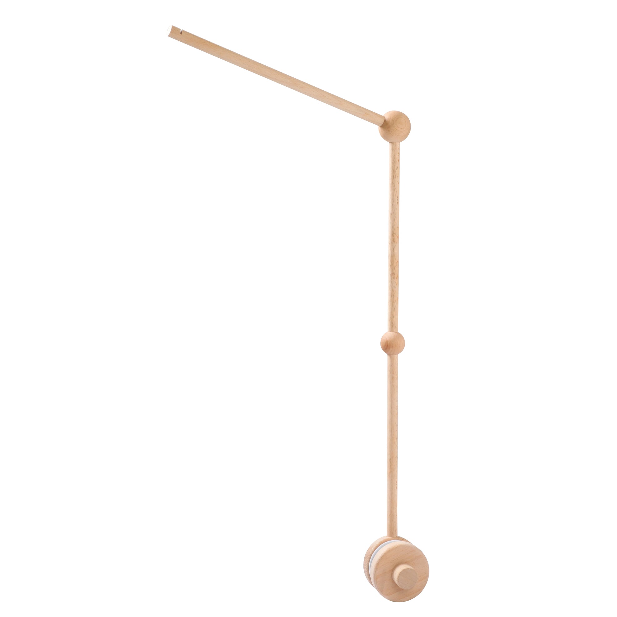 Wooden Crib Mobile Bracket for Babies - 0-12 Months Rattles Holder