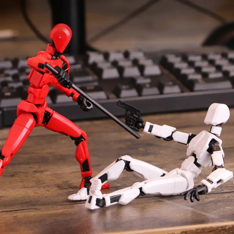 Movable 3D Printed Robot Mannequin - Perfect for Kids & Parents!