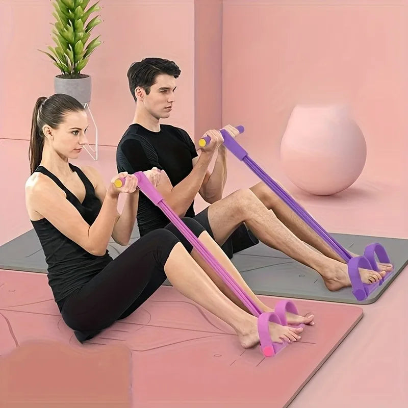 Thickened Four-Tube Abdominal Pull-Up Machine for Home Fitness