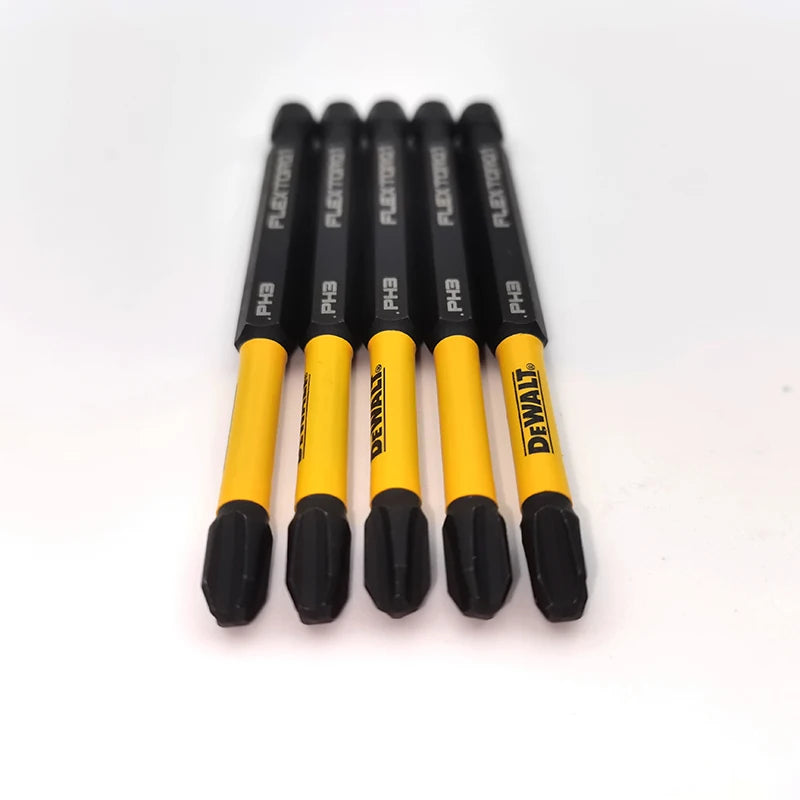 DEWALT 89MM FLEXTORQ PH3 Impact Drill Bits Set - 5 High-Speed Steel