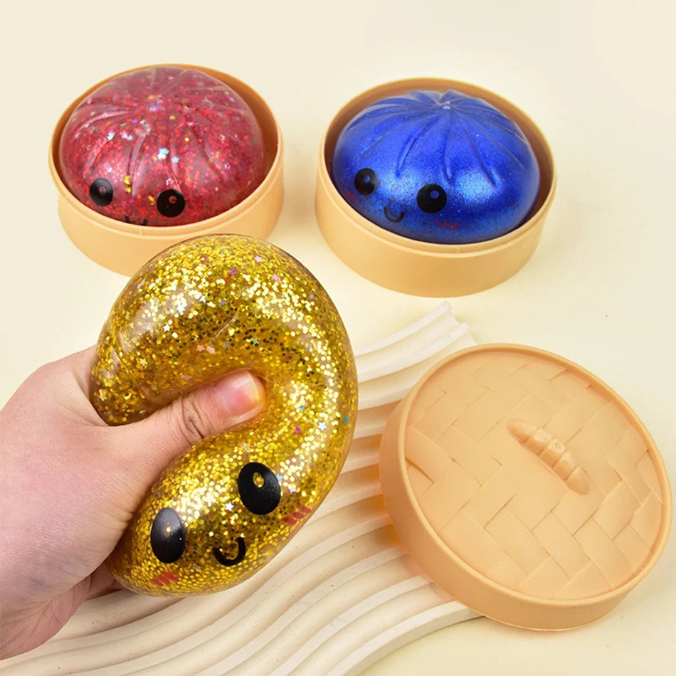 Giant Dumpling Squeeze Toy - Fun Decompression Fidget Toy