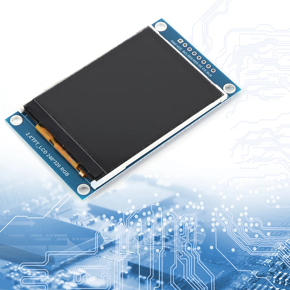 2.4" ILI9341 TFT LCD Display Module - SPI Interface, 240x320 Resolution