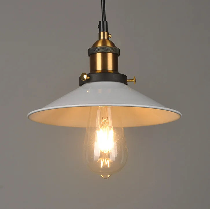 Vintage Industrial Black Pendant Light - Modern Attic Lamp