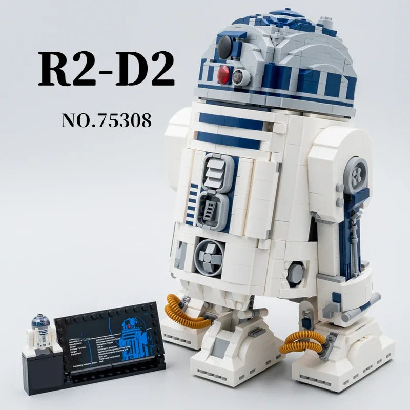 R2-Inspired Robot Building Kit - 2314 Piece Space STEM Set for Adults