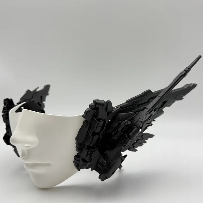 3D Half-Face Flying Wing Mask - Unique Gifts for Concerts & Cosplay