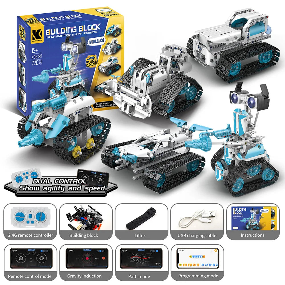 JIMITU Intelligent Robot Building Blocks - APP Remote Control Set