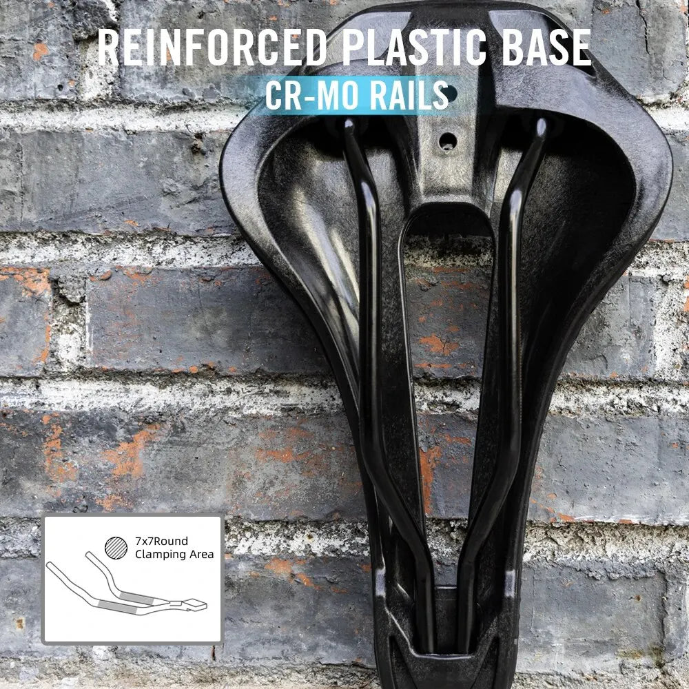 RYET Ultralight 3D Printed Bike Saddle - Comfortable & Breathable