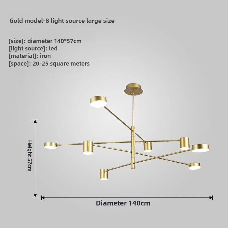 Stylish Modern Minimalist Pendant Lamp for Living Room & Hotels