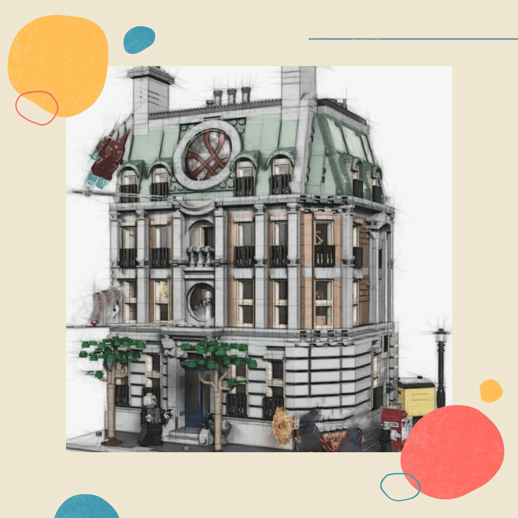 Creative Children's Puzzle Toy - Architectural Building Blocks for 5+