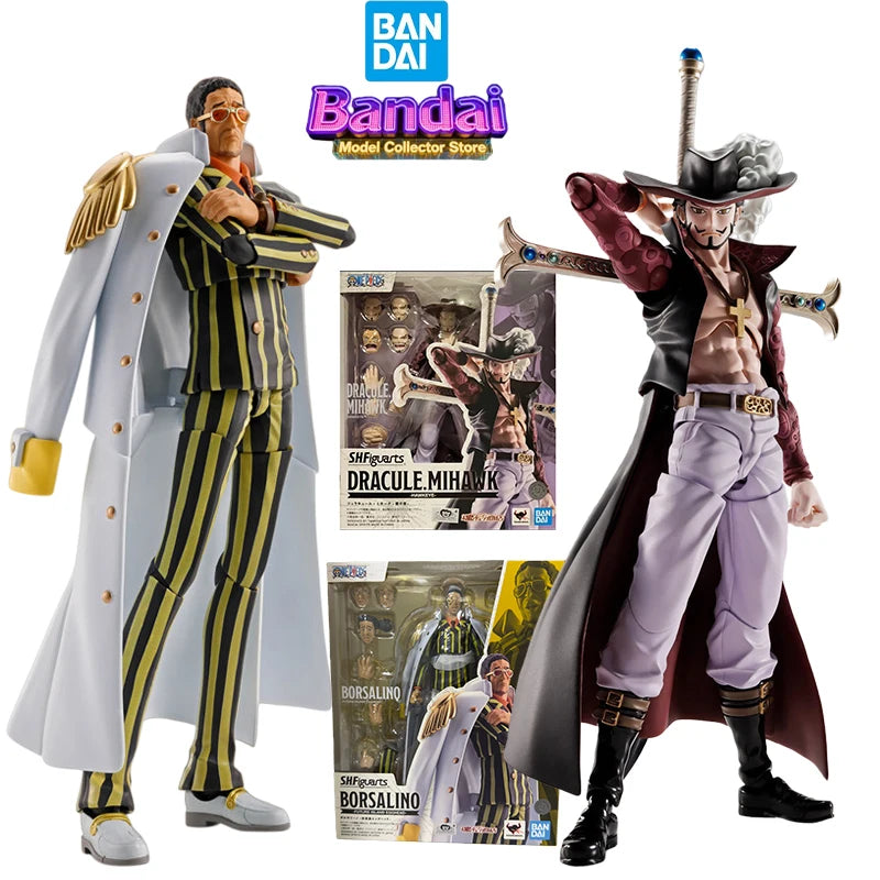 Bandai Dracule Mihawk Action Figure | One Piece Collectible Toy