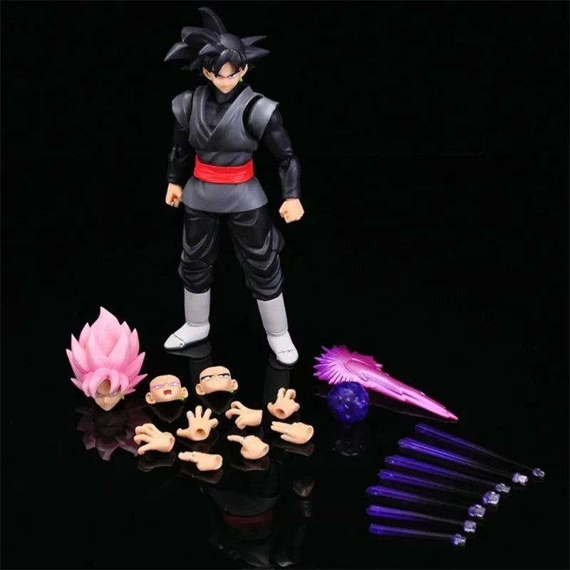 14cm Dragon Ball Black Goku Zamasu Action Figure with Accessories