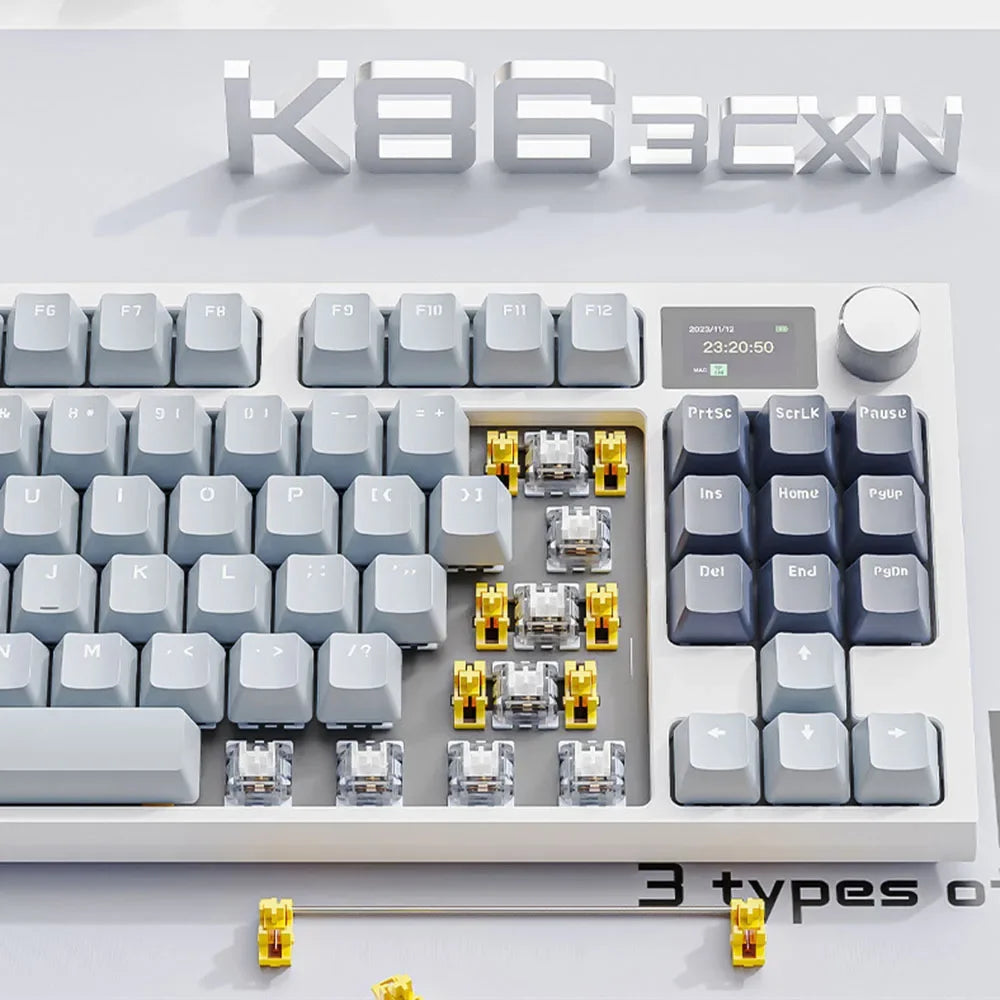 Attack Shark K86 RGB Wireless Keyboard - Hot Swap, Tri-Mode, RGB Lighting