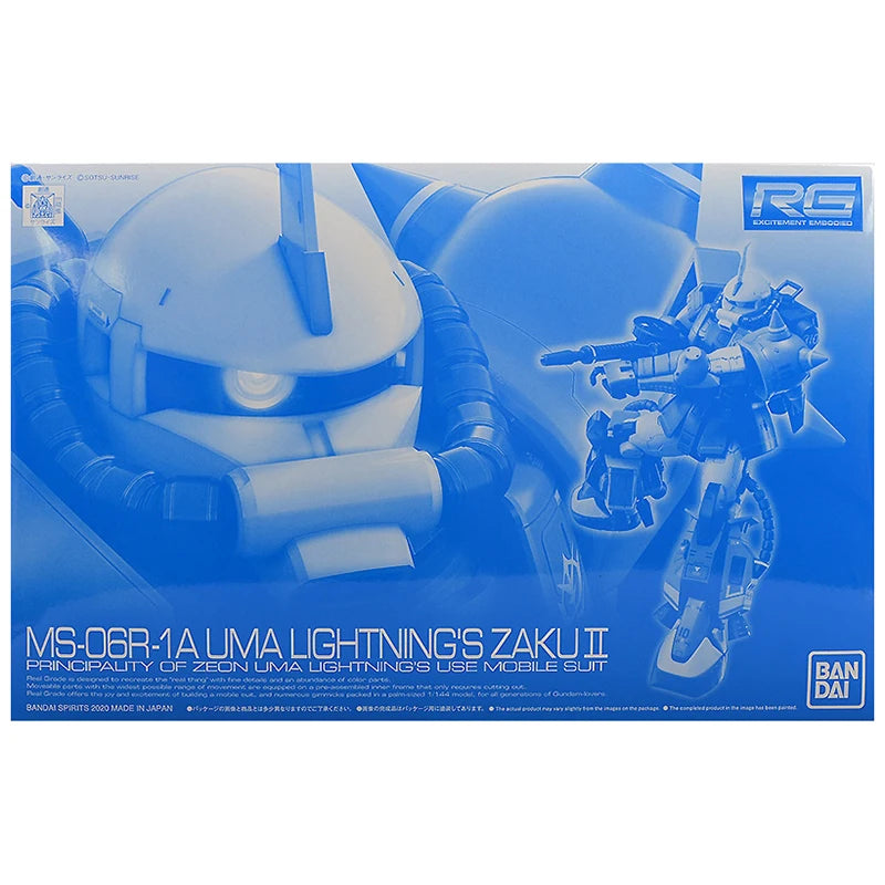 Bandai RG Gundam MS-06R-1A Zaku II Model Kit - Ultimate Build Experience