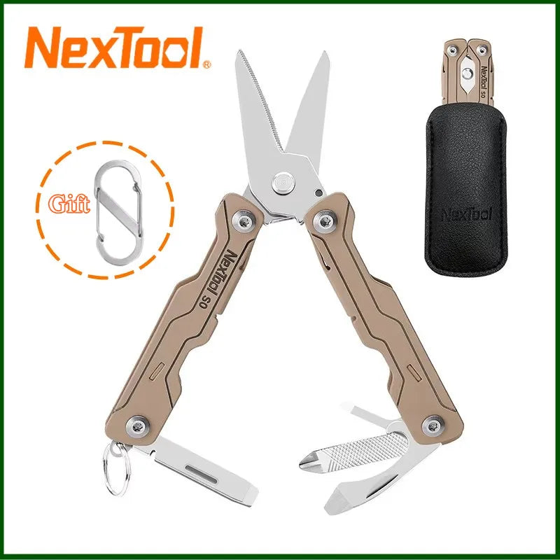 NexTool 8-in-1 Mini Sailor Scissors Pocket Multitool for Everyday Use