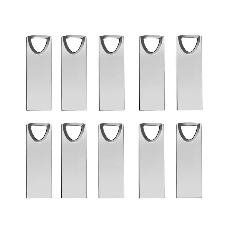 Customized USB Flash Drive – 10PCS, 64GB/32GB/16GB, High Speed