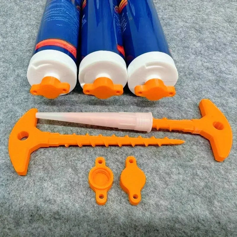2-Pack Sealant Nozzle Cleaner & Cap - Keep Your Caulk Fresh