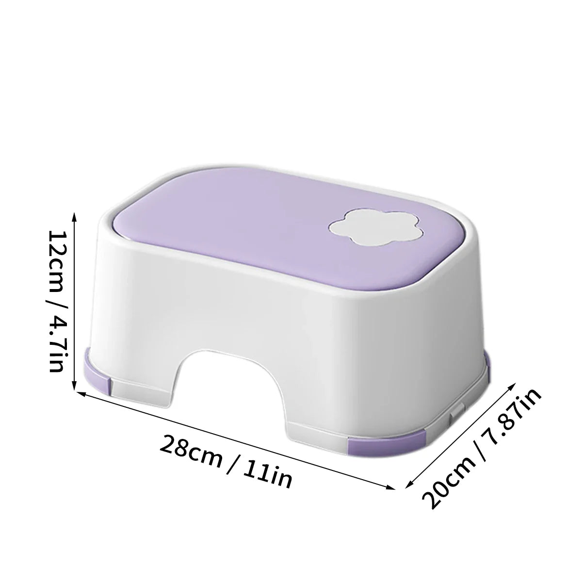 Safe & Sturdy Non-Slip Step Stool for Kids' Potty Training