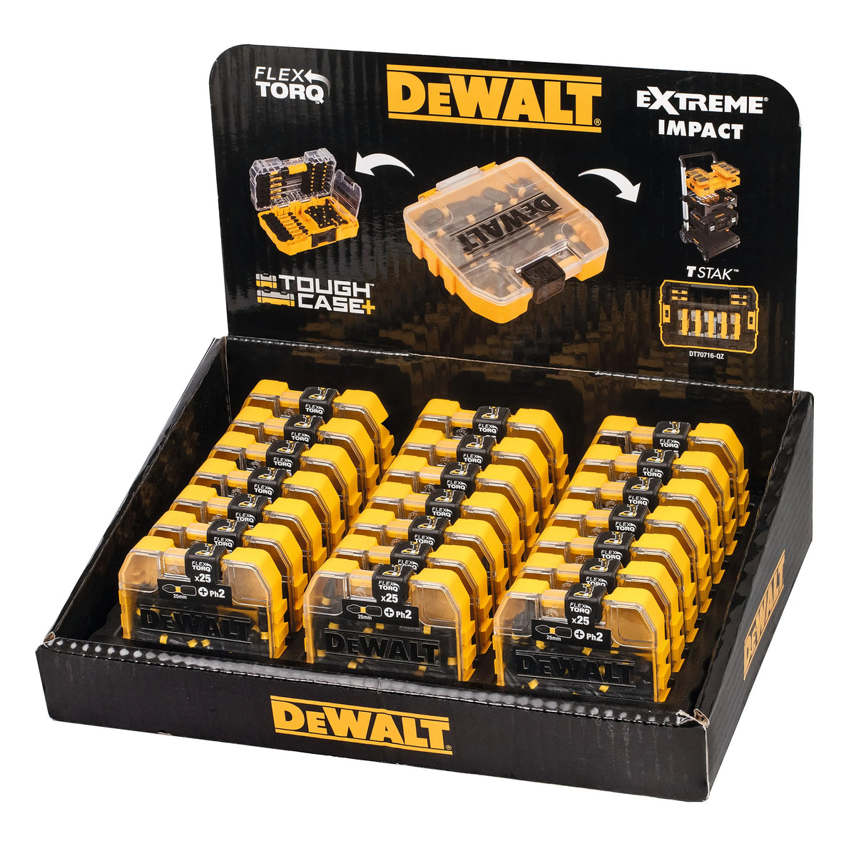 DEWALT Extreme FLEXTORQ 25PC PH2 25mm Screwdriver Bit Set