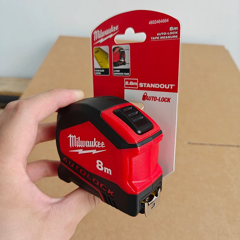 Milwaukee Heavy-Duty AutoLock Tape Measure - 5m/8m/10m Sizes