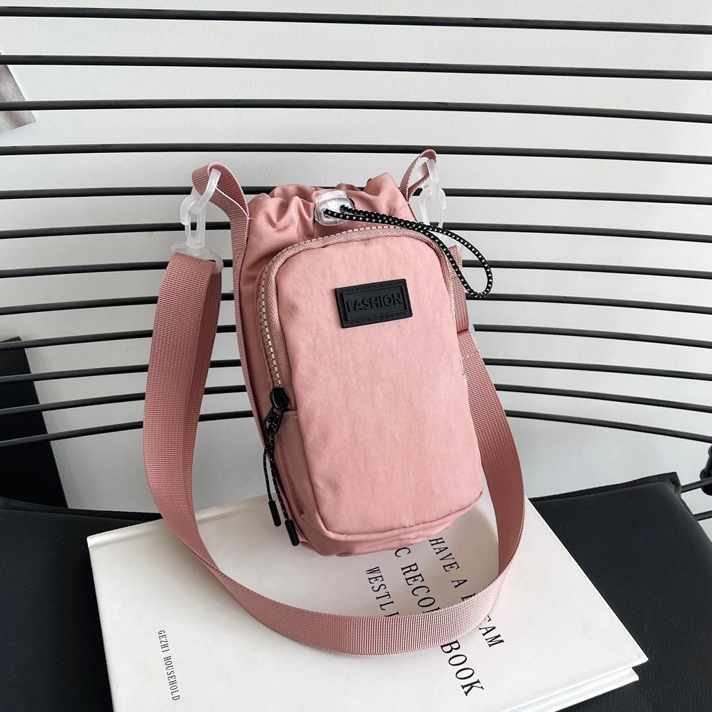 Lightweight Outdoor Crossbody Bag for Phones & Water Bottles