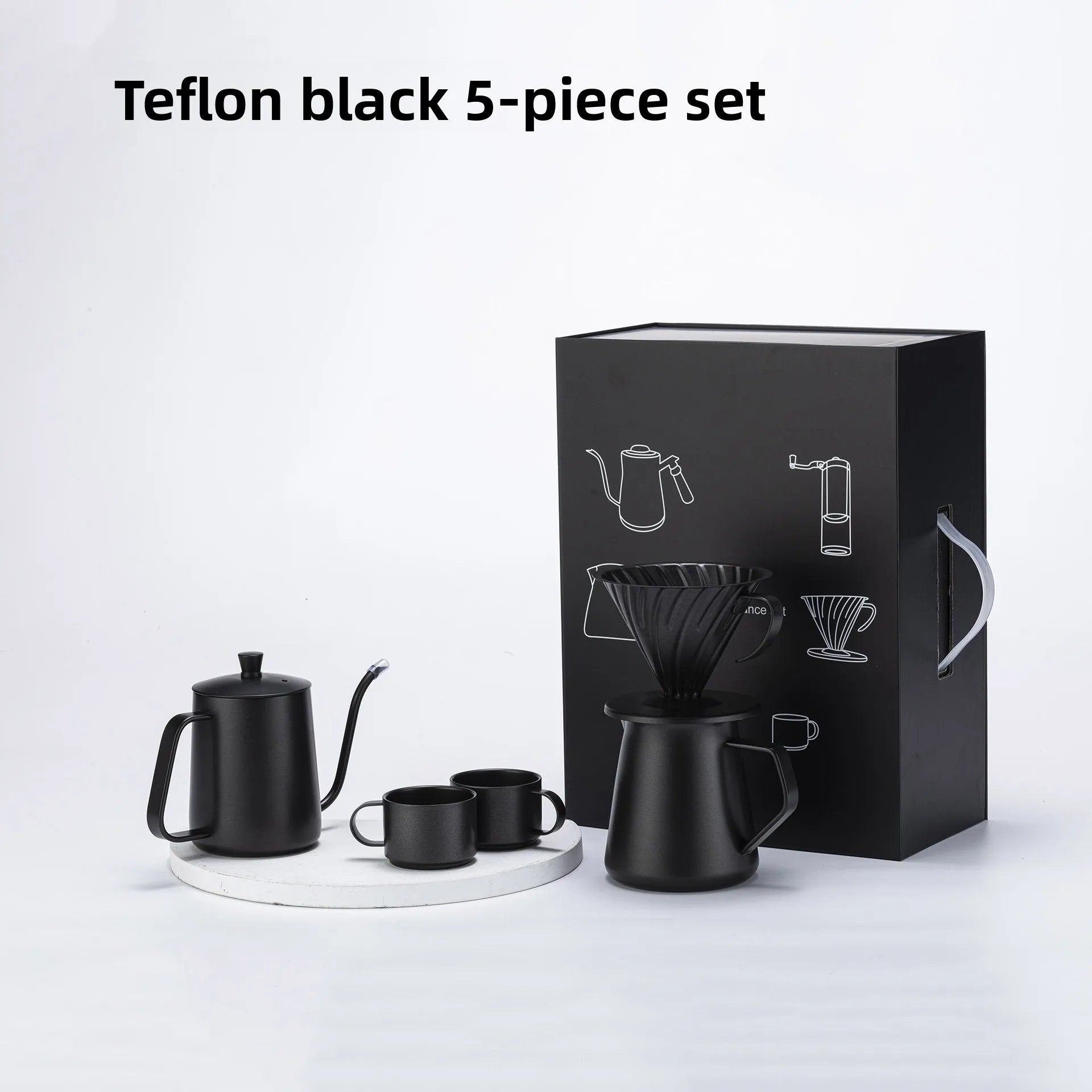 Exquisite Pour Over Coffee Tool Set - Perfect Gift Box!