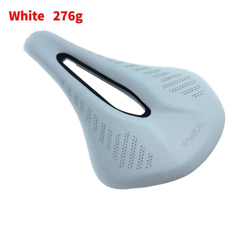 Comfortable Ultralight Bicycle Saddle - Breathable PU Retro Design