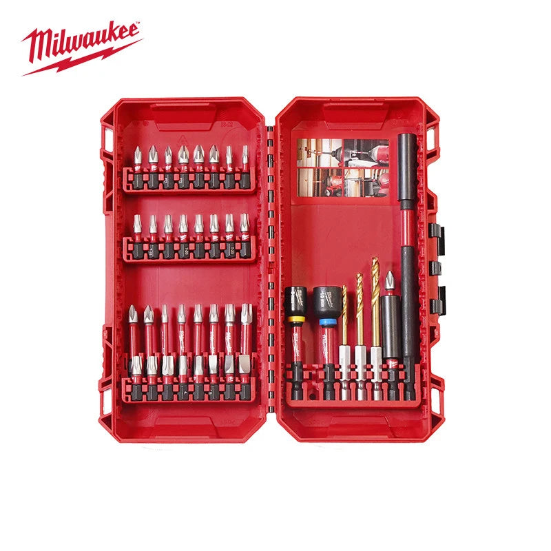 Milwaukee 40-Piece SHOCKWAVE Impact Duty Drill Bit Set - Durable & Versatile