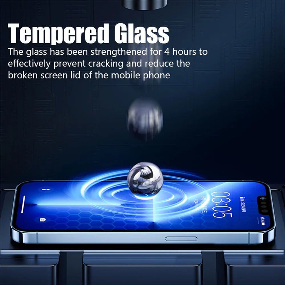 Premium Tempered Glass Screen Protector for iPhone 11-17 Models