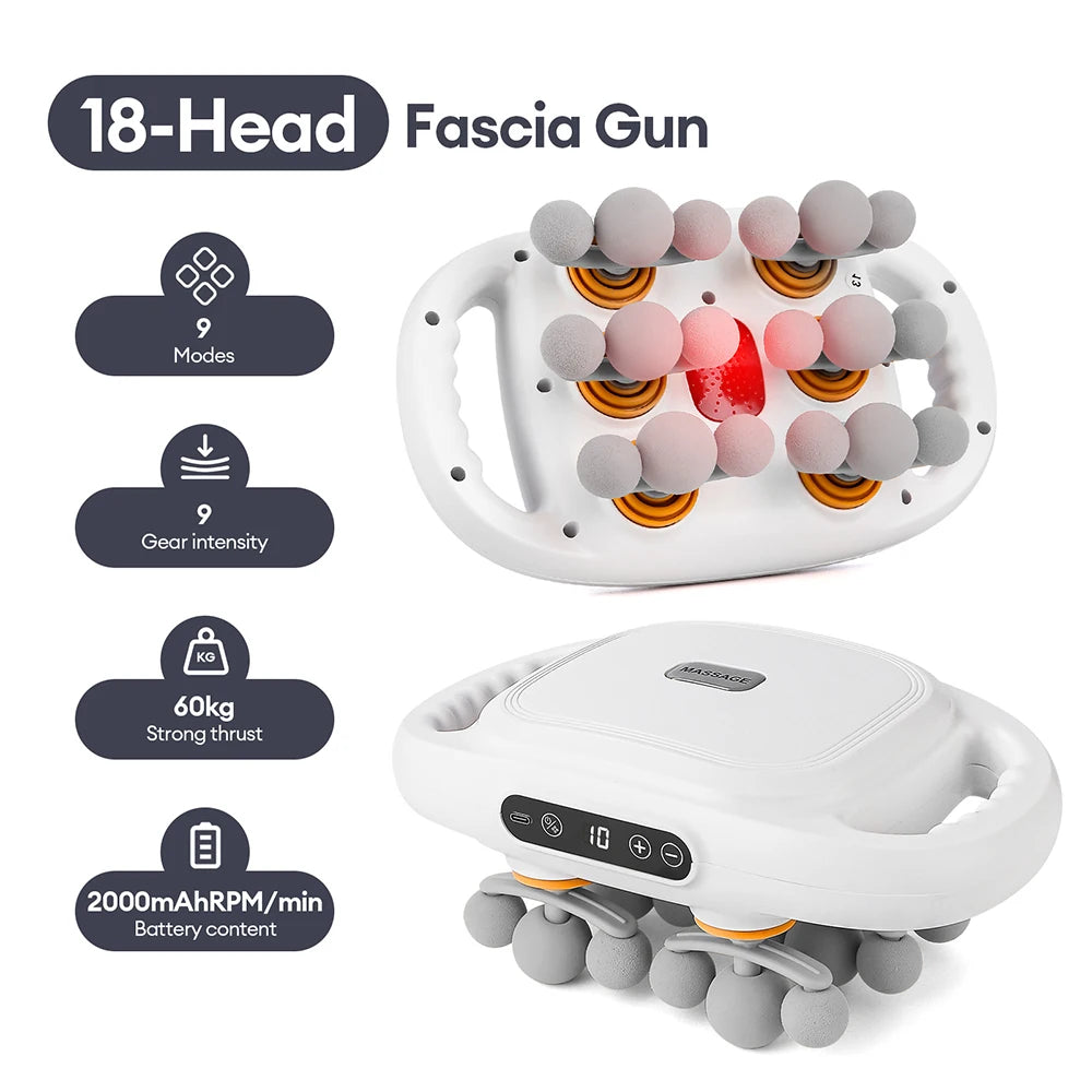 Advanced Vibration Therapy Massager with 42 Heads for Full-Body Relief