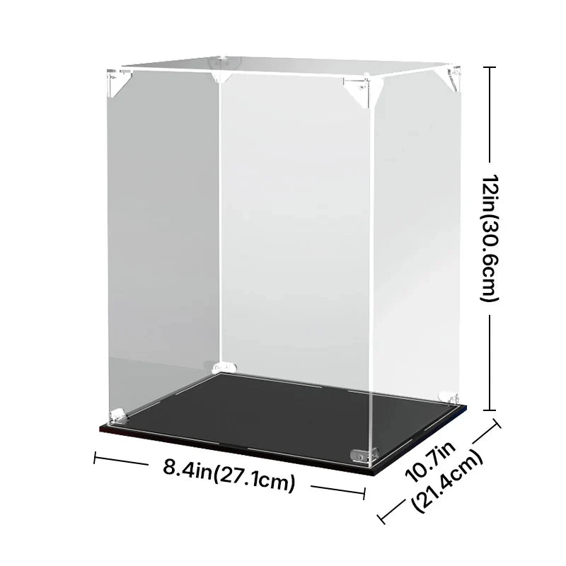 ROBOTIME Crystal Clarity Display Case for Model Kits - Dust-Free Showcase