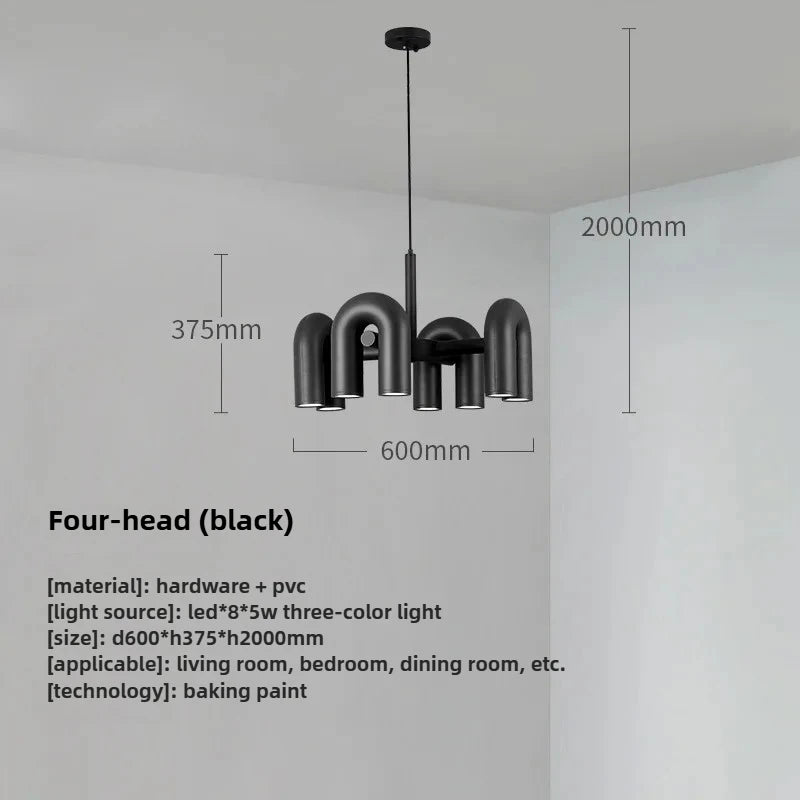 Modern U-Shaped Pendant Light – Stylish Fixture for Any Room