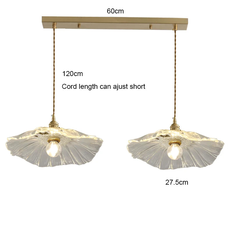 Luxury Lotus Pendant Chandelier for Coffee Shops & Restaurants