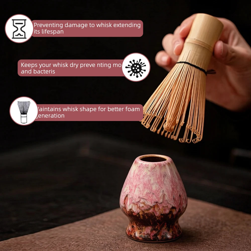 6-Piece Japanese Matcha Tea Set - Whisk, Bowl, Scoop & Accessories