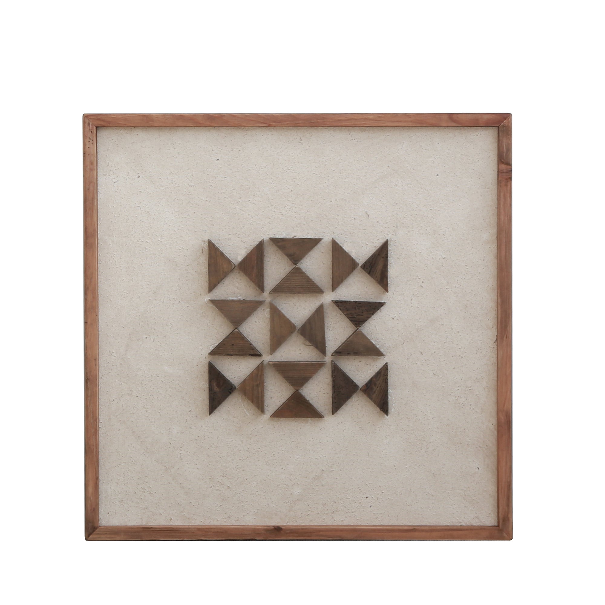 Stunning Elm Square Wall Art - Eco-Friendly, Ready to Hang - 62x62cm