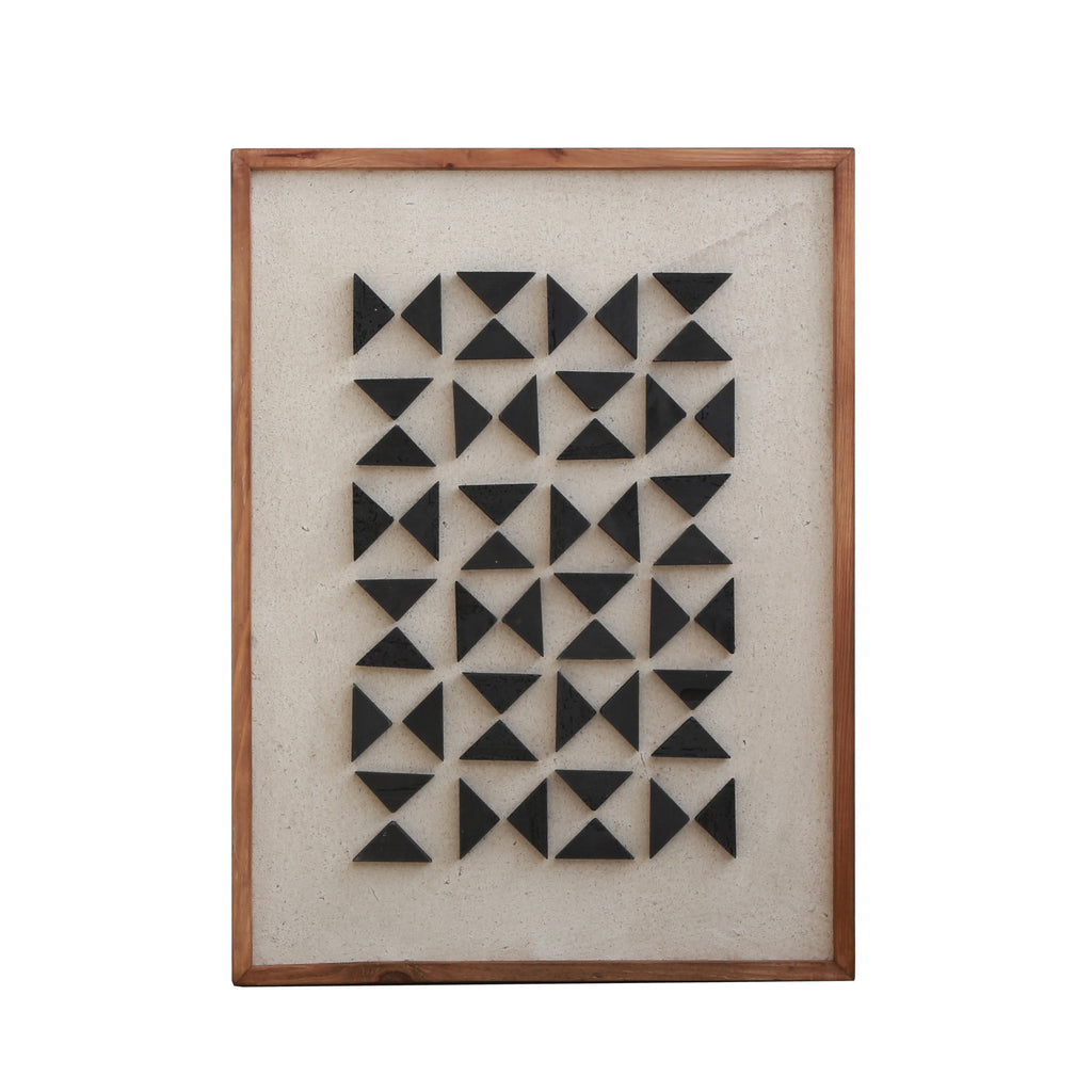 Elm Silhouettes Rectangle Wall Art - Eco-Friendly & Ready to Hang 62x82cm