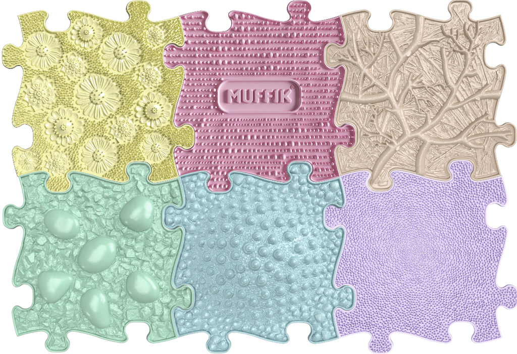 Tots Sensory Playmat Set 2 PASTEL