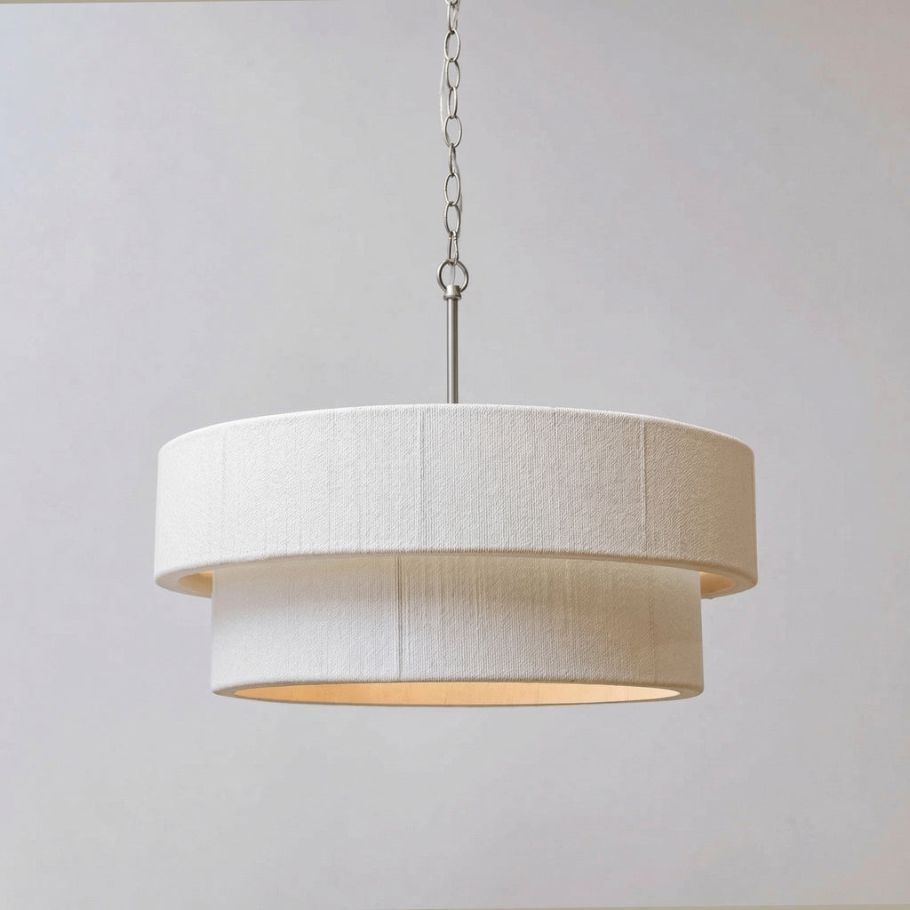Sorrento Double Tiered Rope Chandelier - Modern Coastal Elegance
