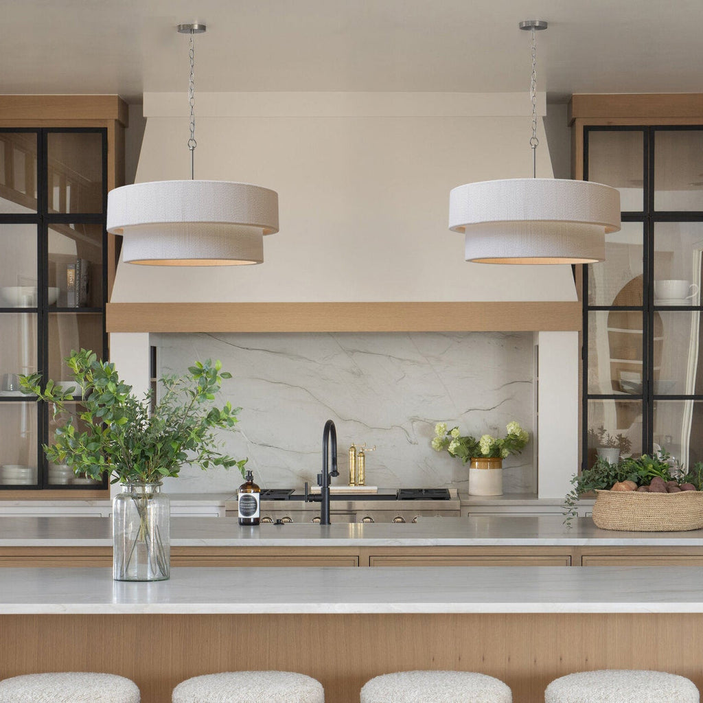 Sorrento Double Tiered Rope Chandelier - Modern Coastal Elegance