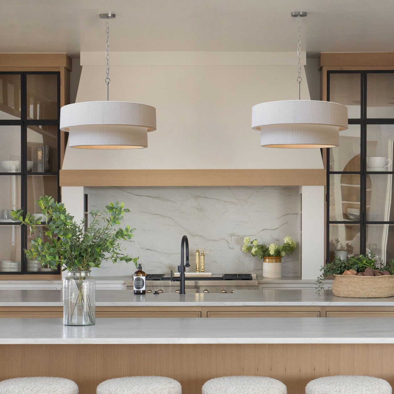 Sorrento Double Tiered Rope Chandelier - Modern Coastal Elegance