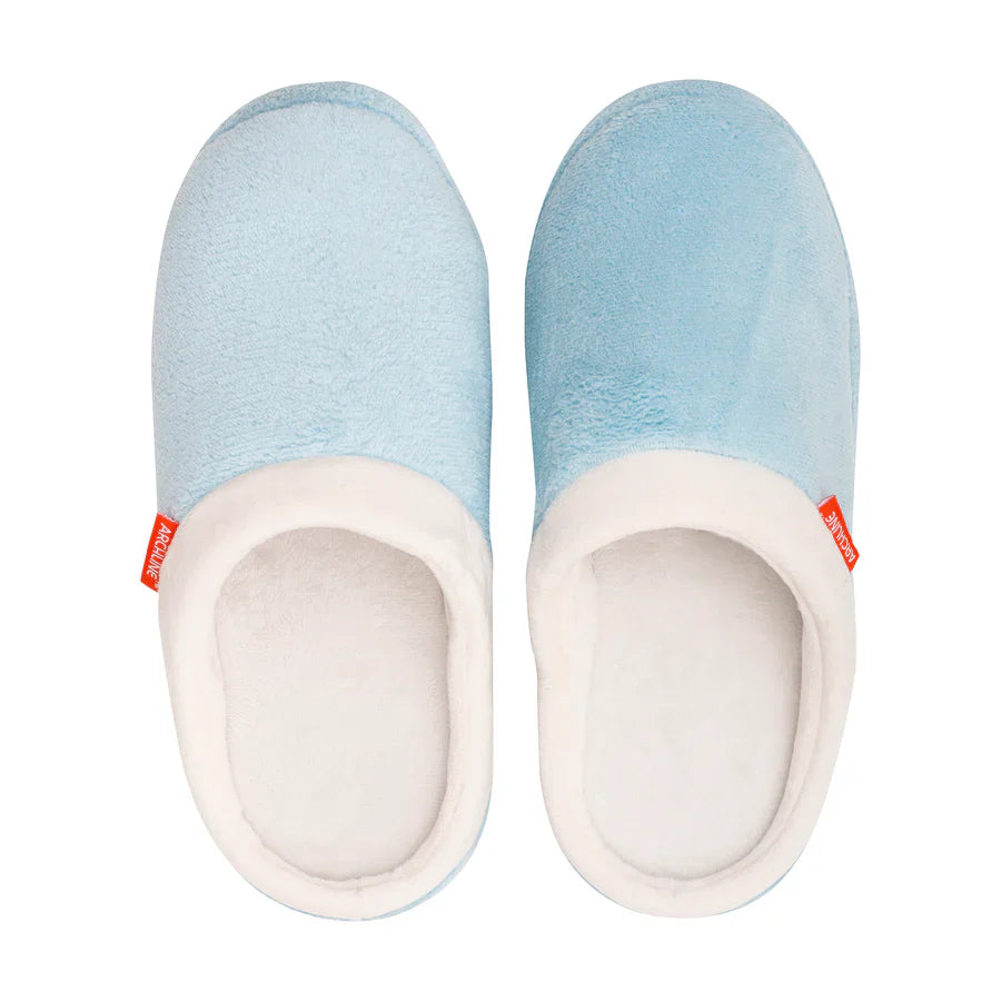 Archline Orthotic Slippers – Comfort & Support in Baby Blue