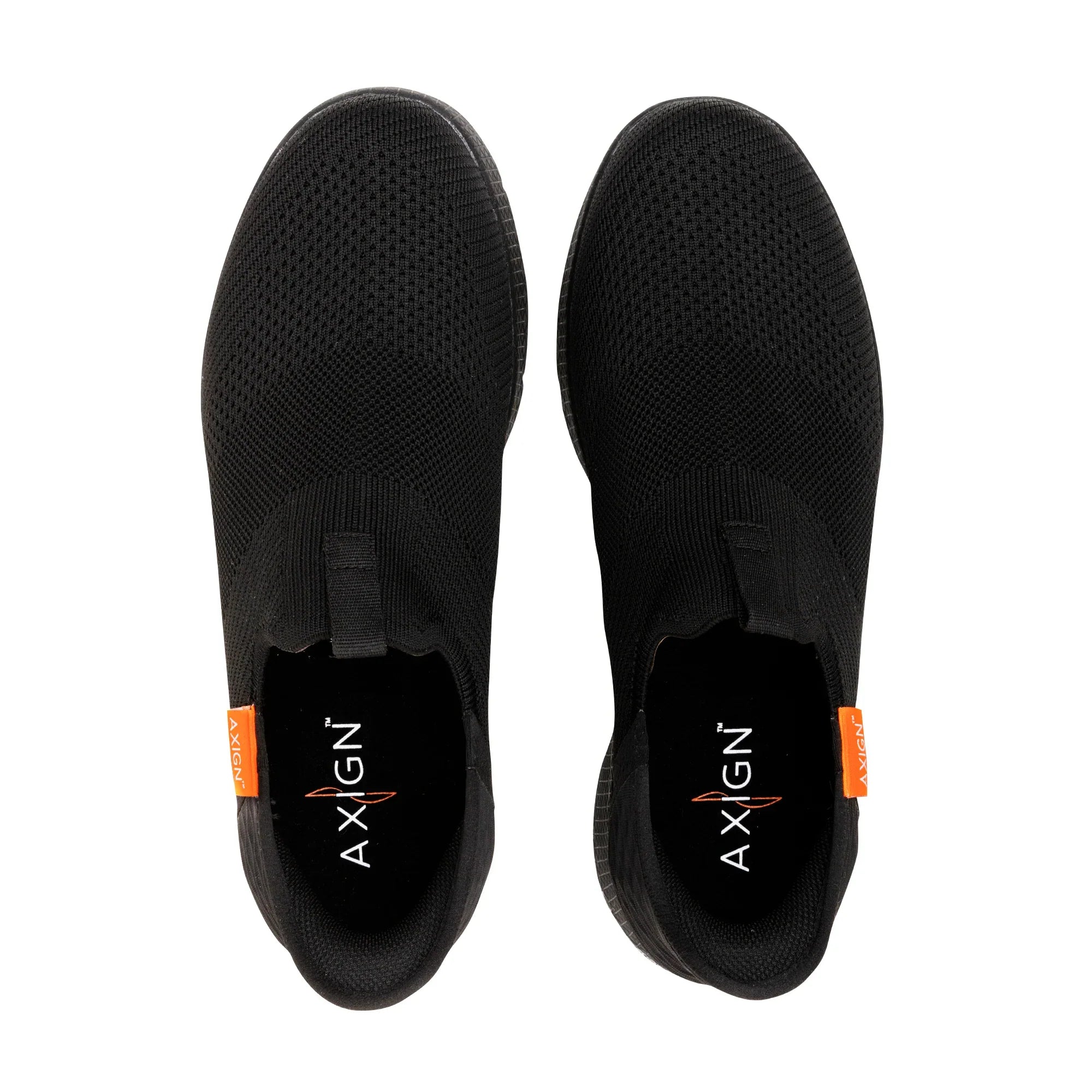 Axign Slipstream Orthotic Slip-On Shoe - Full Black Comfort & Support